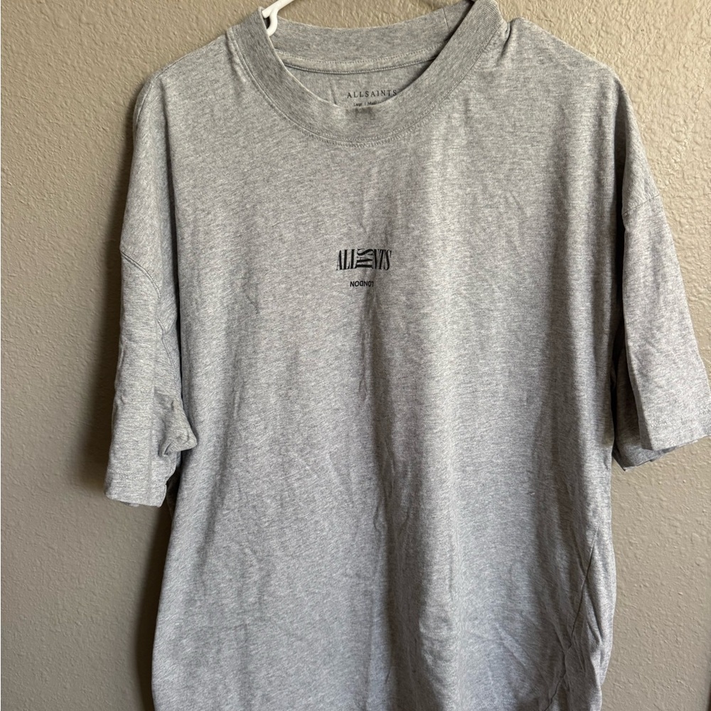 All Saints Gray Men's T-Shirt